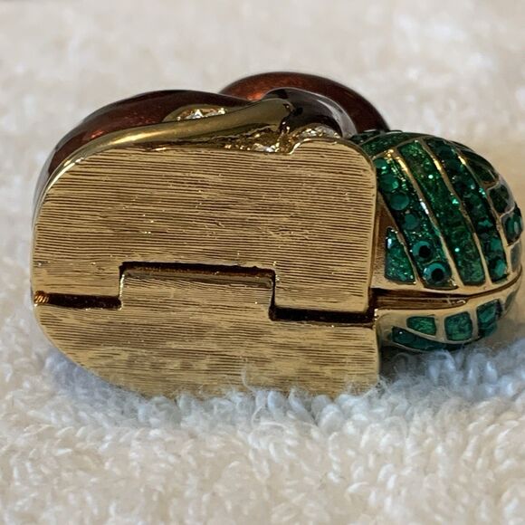 Estee Lauder Judith Leiber Cuddly Kitten Solid Perfume Compact 2004 RARE - Picture 9 of 11